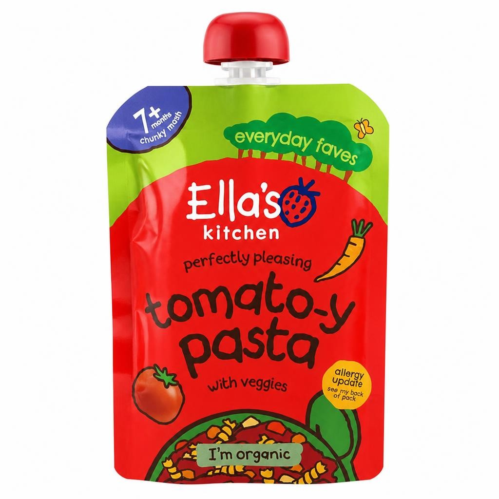 Ella's Kitchen Organic Tomato-y Pasta Baby Food Pouch 7+ Months 130g