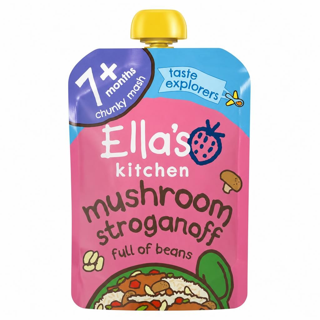 Ella's Kitchen Organic Mushroom Stroganoff Baby Food Pouch 7+ Months 130g