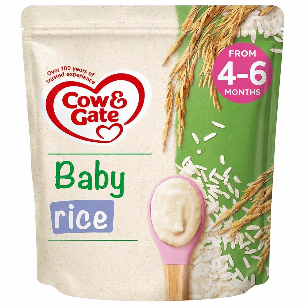 Cow & Gate Pure Baby Rice Cereal 100g 4 Month+