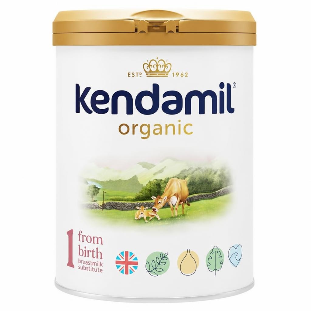 Kendamil Organic 1 First Infant Baby Milk Powder Formula from Birth 800g