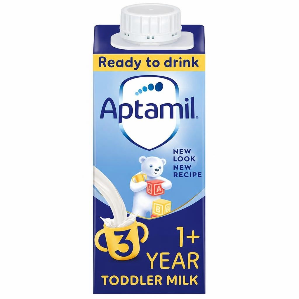 Aptamil 3 Toddler Milk Formula Liquid 1+ Years Ready To Feed 200ml