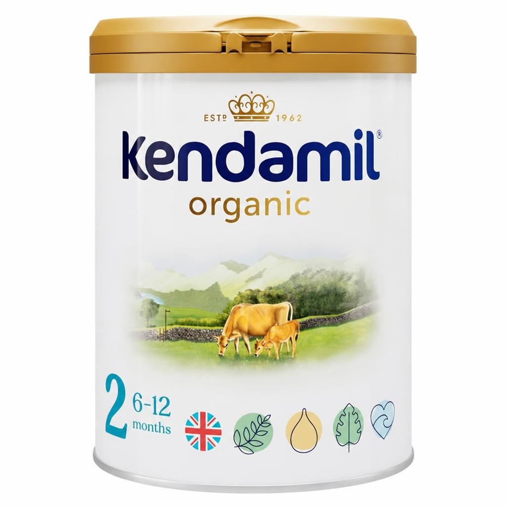 Kendamil Organic 2 Follow On Baby Milk Powder Formula 6-12 Months 800g