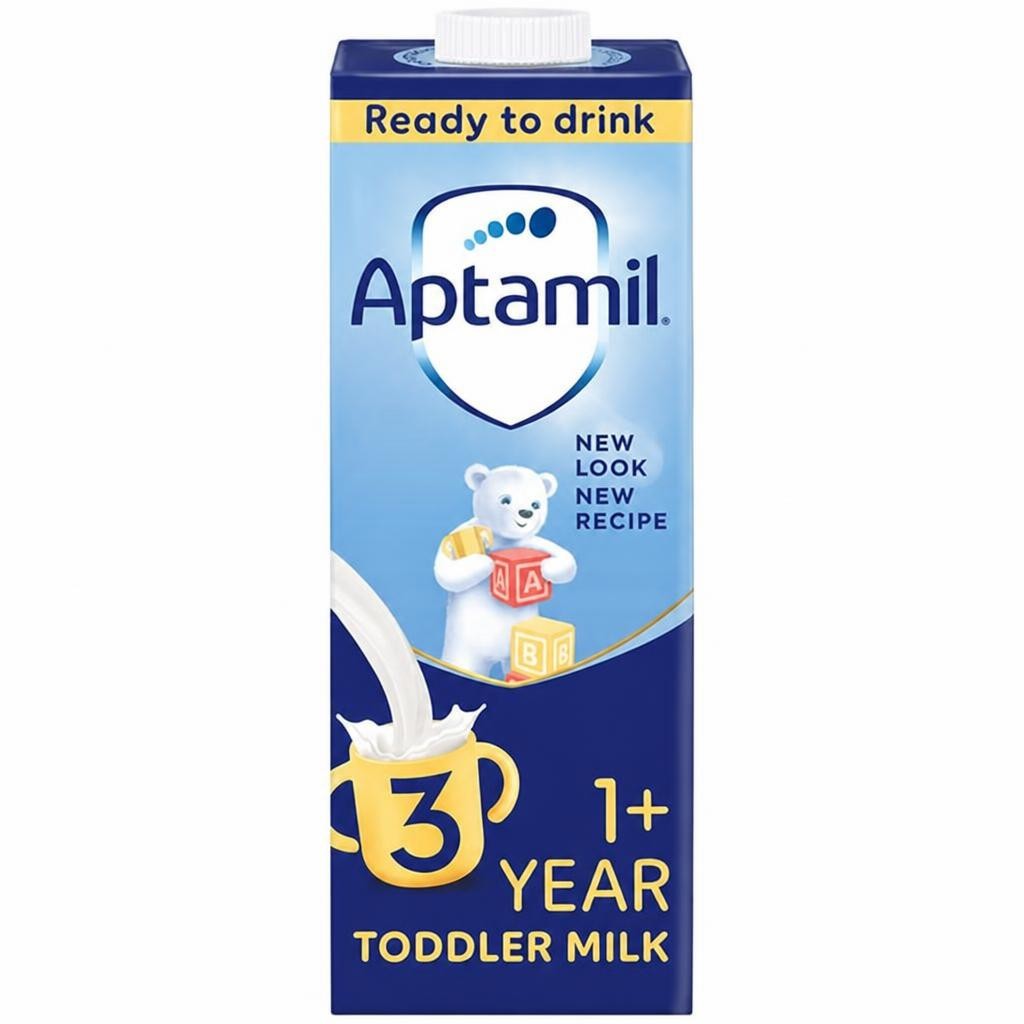 Aptamil 3 Toddler Milk Formula Liquid 1+ Years Ready To Feed 1L