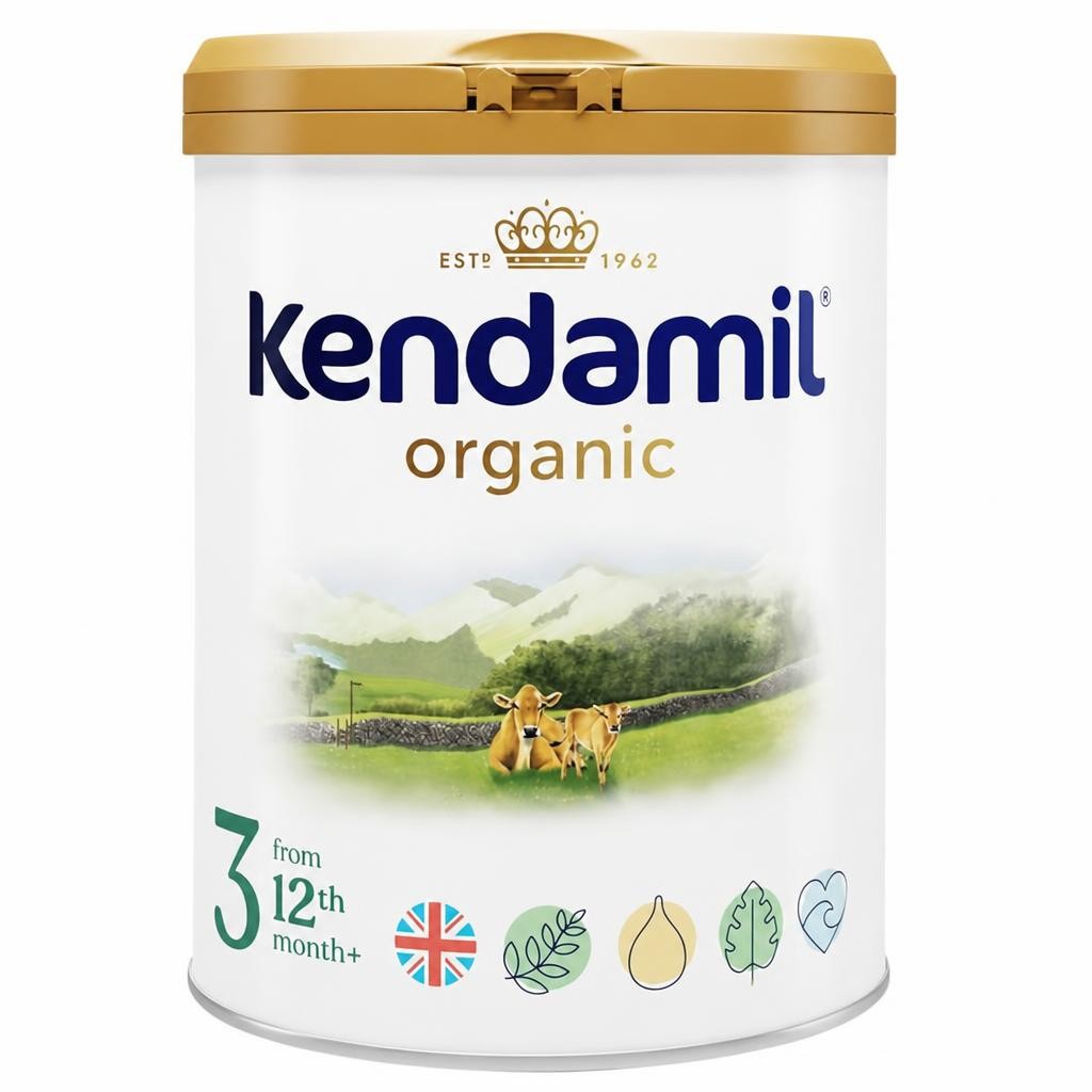 Kendamil Organic 3 Toddler Baby Milk Powder Formula 1-3 Years 800g