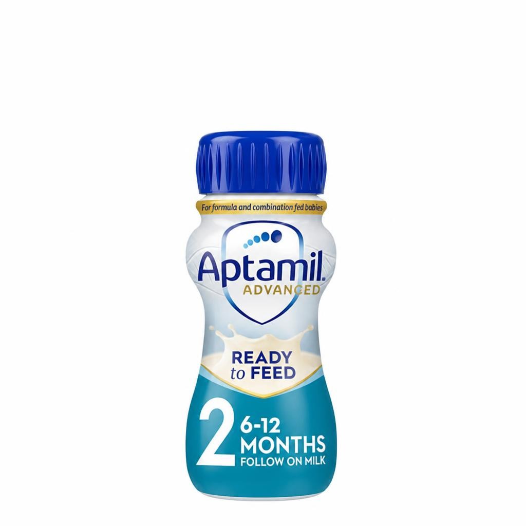 Aptamil Advanced 2 Follow On Baby Milk Formula Liquid 6-12 Months Ready To Feed 200ml