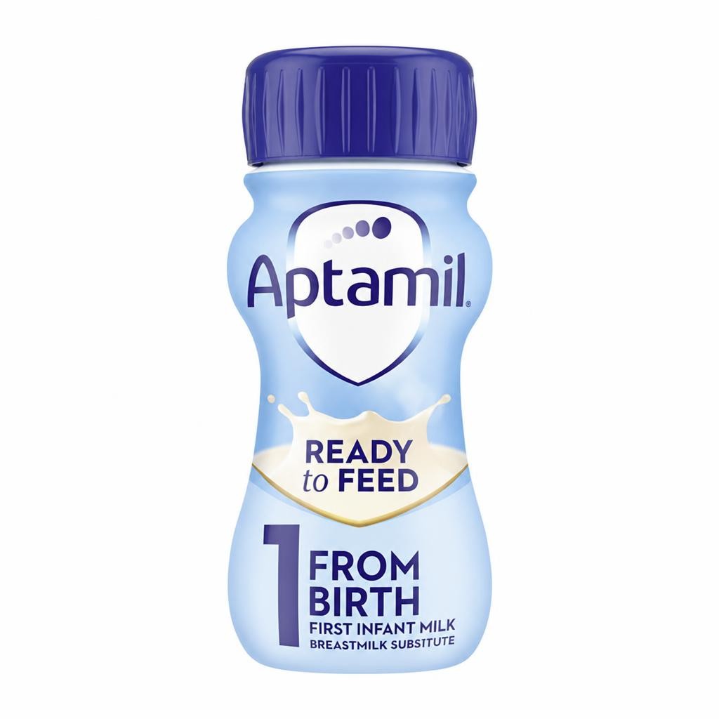 Aptamil 1 First Infant Baby Milk Formula Liquid From Birth Ready To Feed 200ml