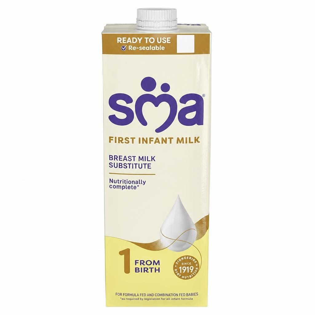 SMA First Infant Baby Milk from birth Ready-to-use formula milk 1L