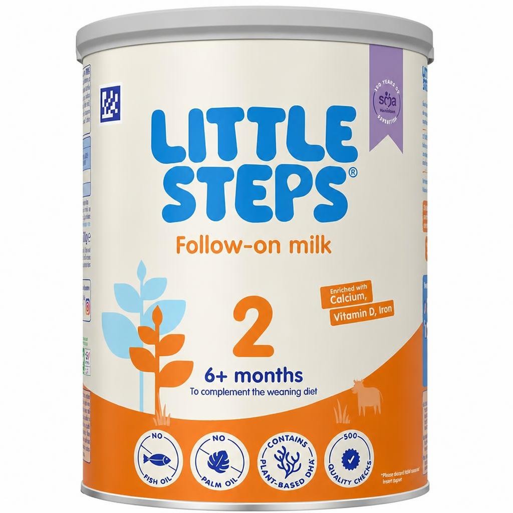 LITTLE STEPS Follow On Baby Milk Powder Formula 6 Months+ 800g