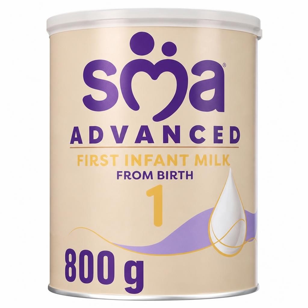 SMA Advanced First Infant Baby Milk Powder Formula From Birth 800g