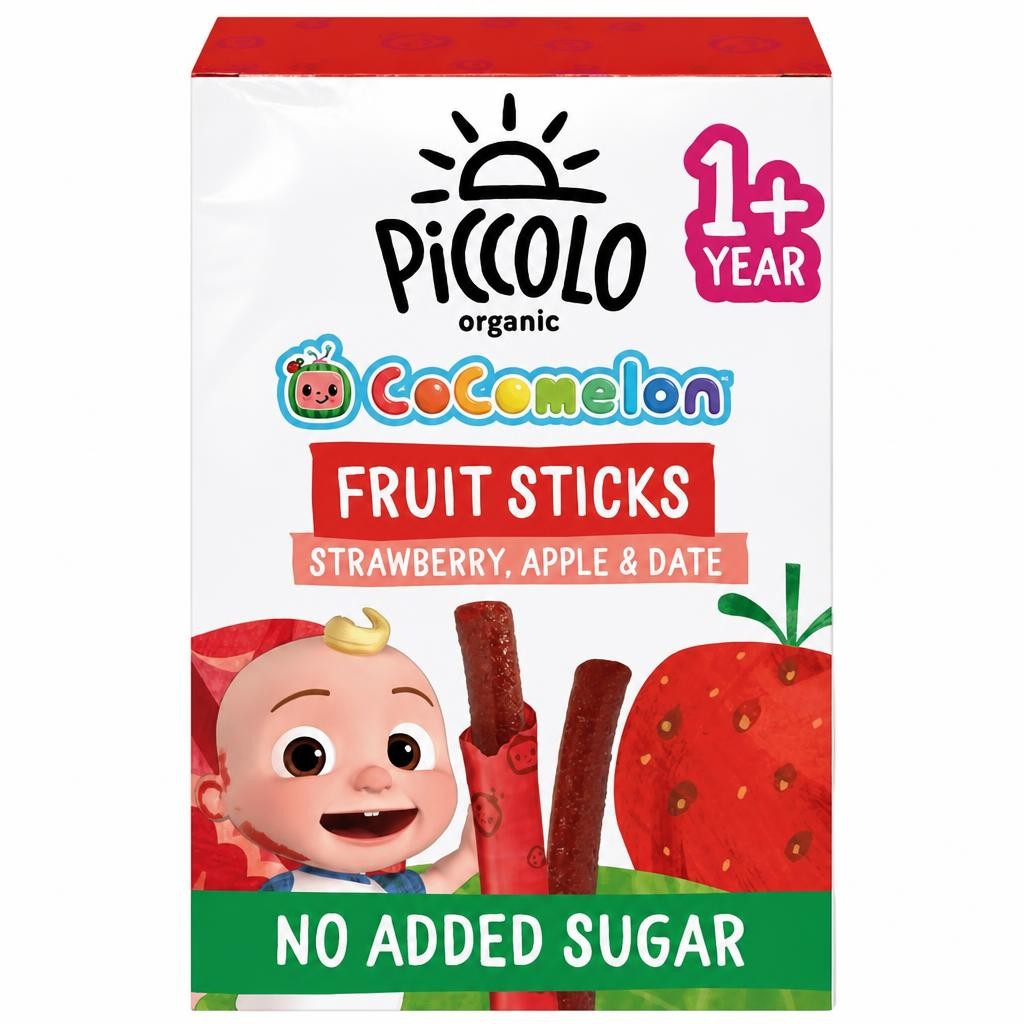 Piccolo Strawberry Apple & Date Fruit Sticks 1+ Year 4x17g