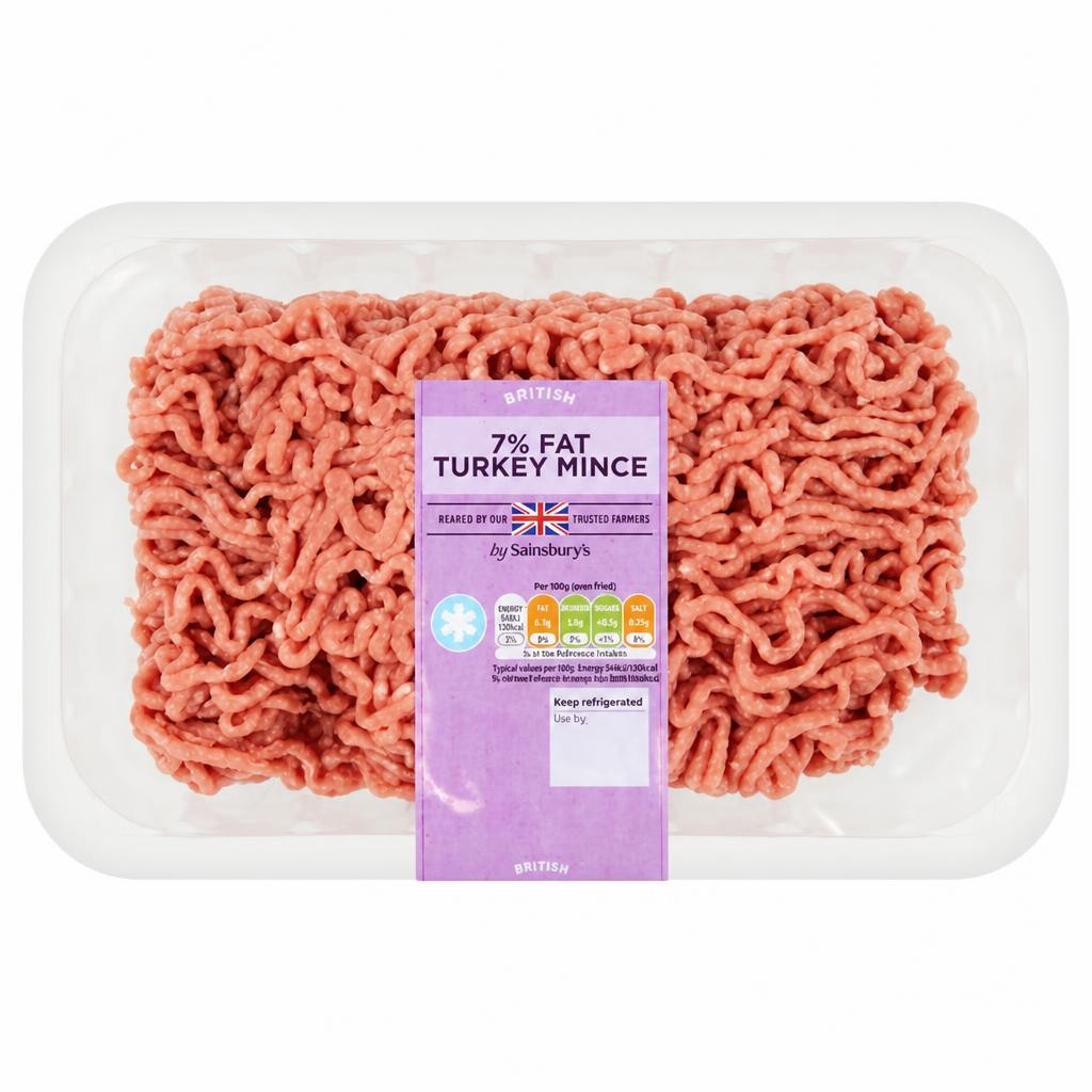 Sainsbury's 7% Fat Fresh British Turkey Mince 750g