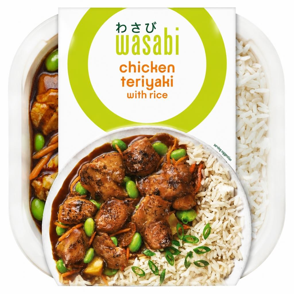 Wasabi Home Bento Chicken Teriyaki with Rice 430g