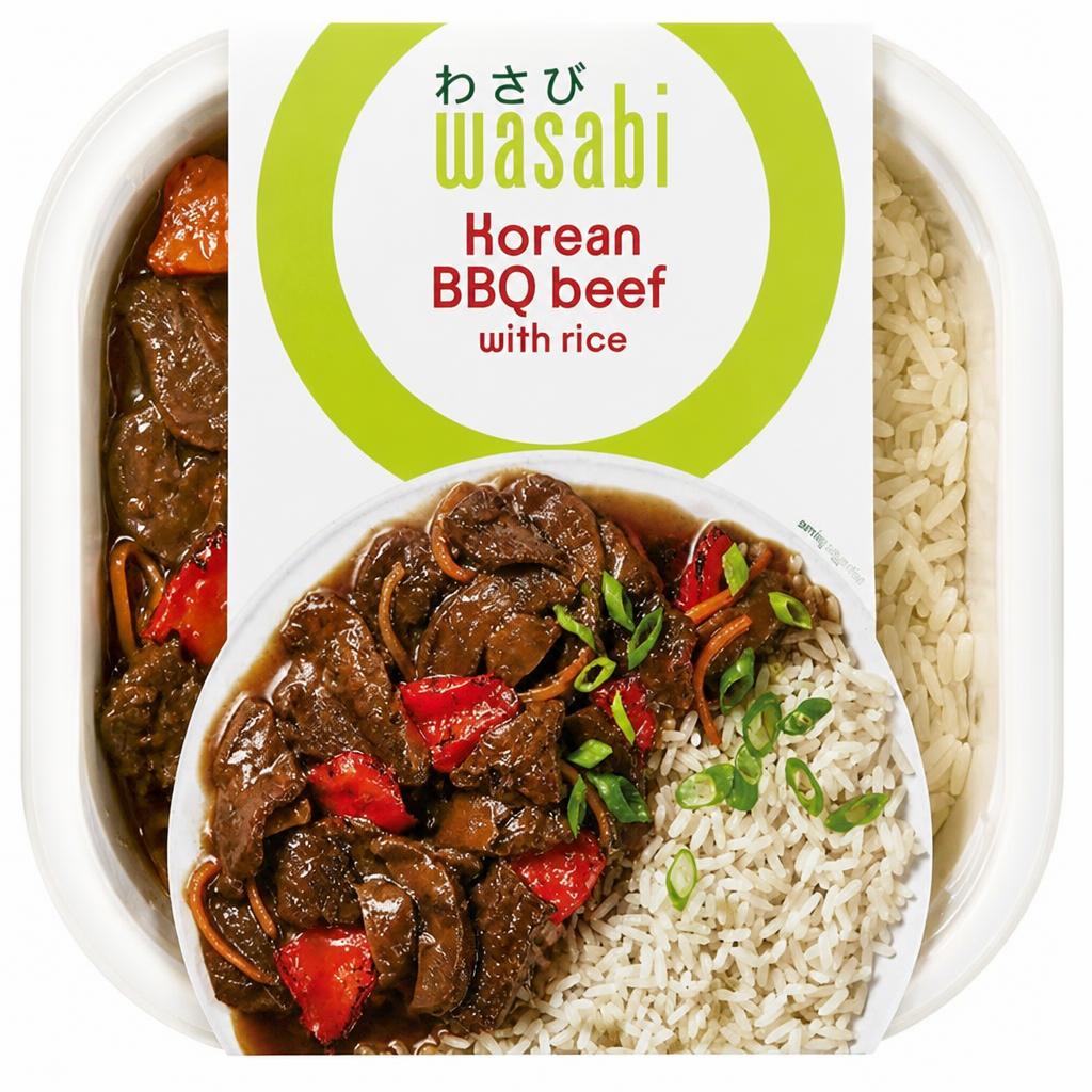 Wasabi Korean BBQ Beef with Rice 400g