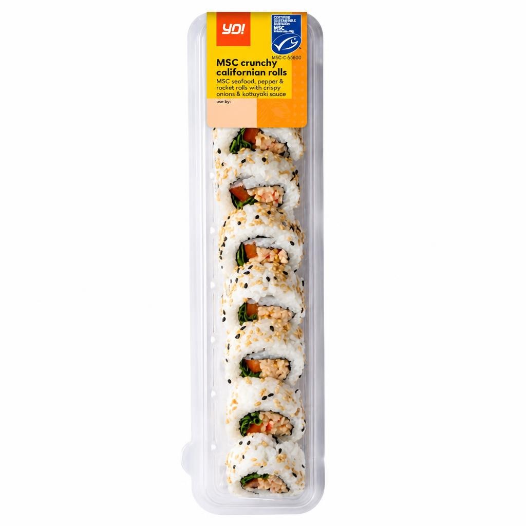 YO! MSC Crunchy Californian Rolls 187g