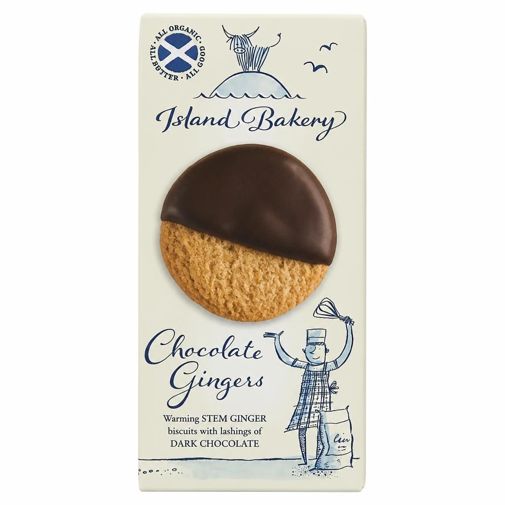 Organic Chocolate Gingers 133g (Island Bakery Organics) | Multi