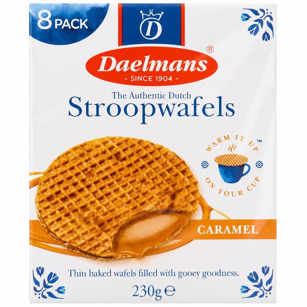 Daelmans Caramel Stroopwafels x8