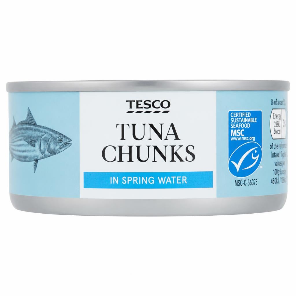 Tesco Tuna Chunks In Spring Water 145G
