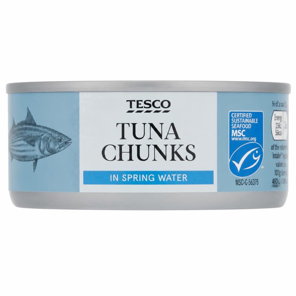 Tesco Tuna Chunks In Spring Water 145G