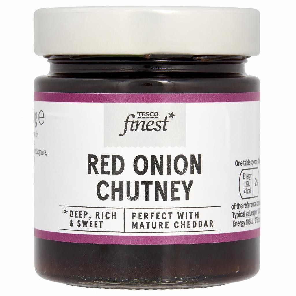 Tesco Finest Red Onion Chutney 230G