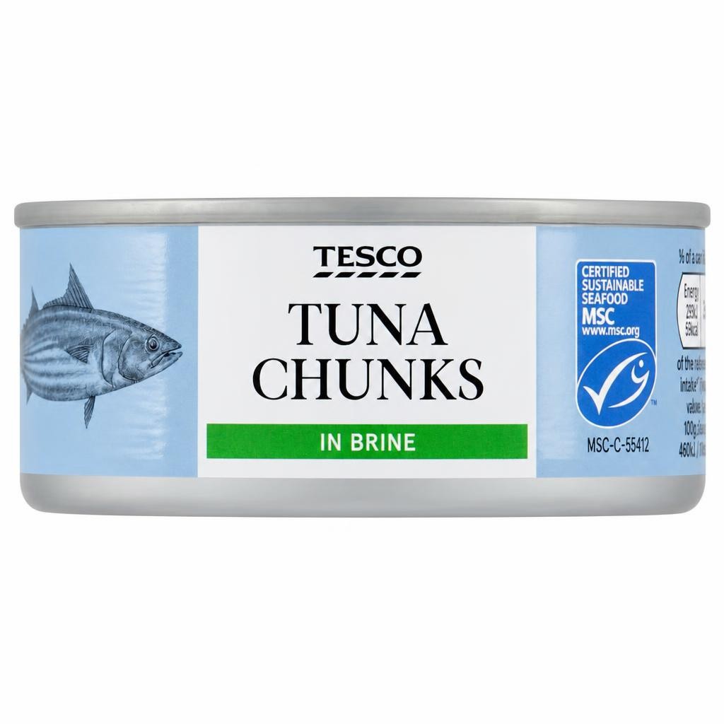 Tesco Tuna Chunks In Brine 145G