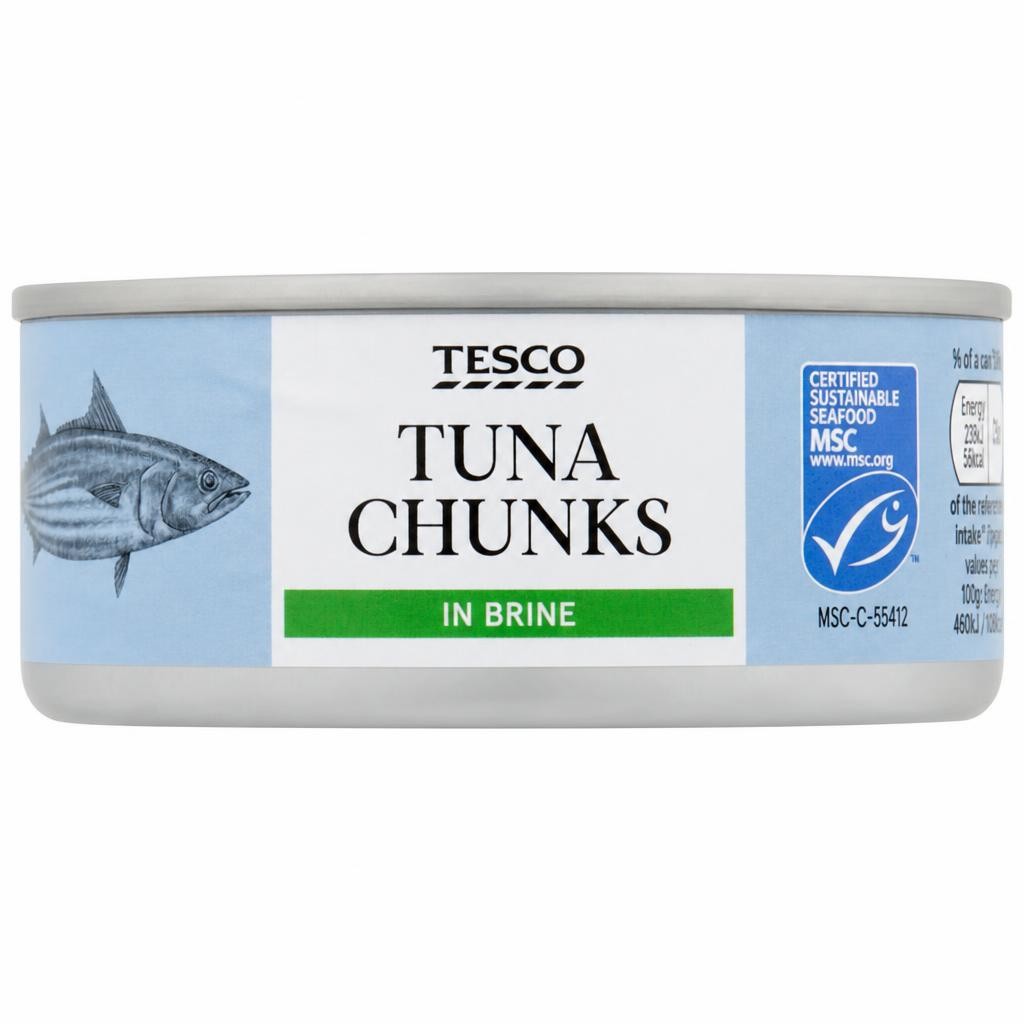 Tesco Tuna Chunks In Brine 145G