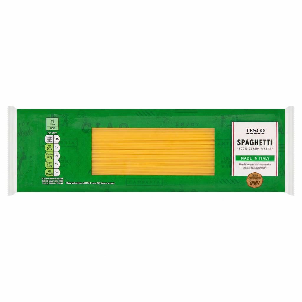 Tesco Short Spaghetti Pasta 500G
