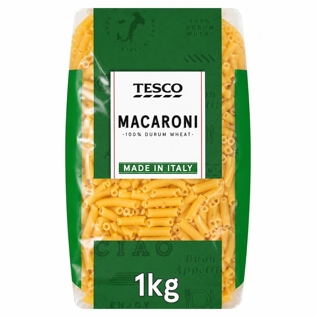 Tesco Macaroni Pasta 1Kg