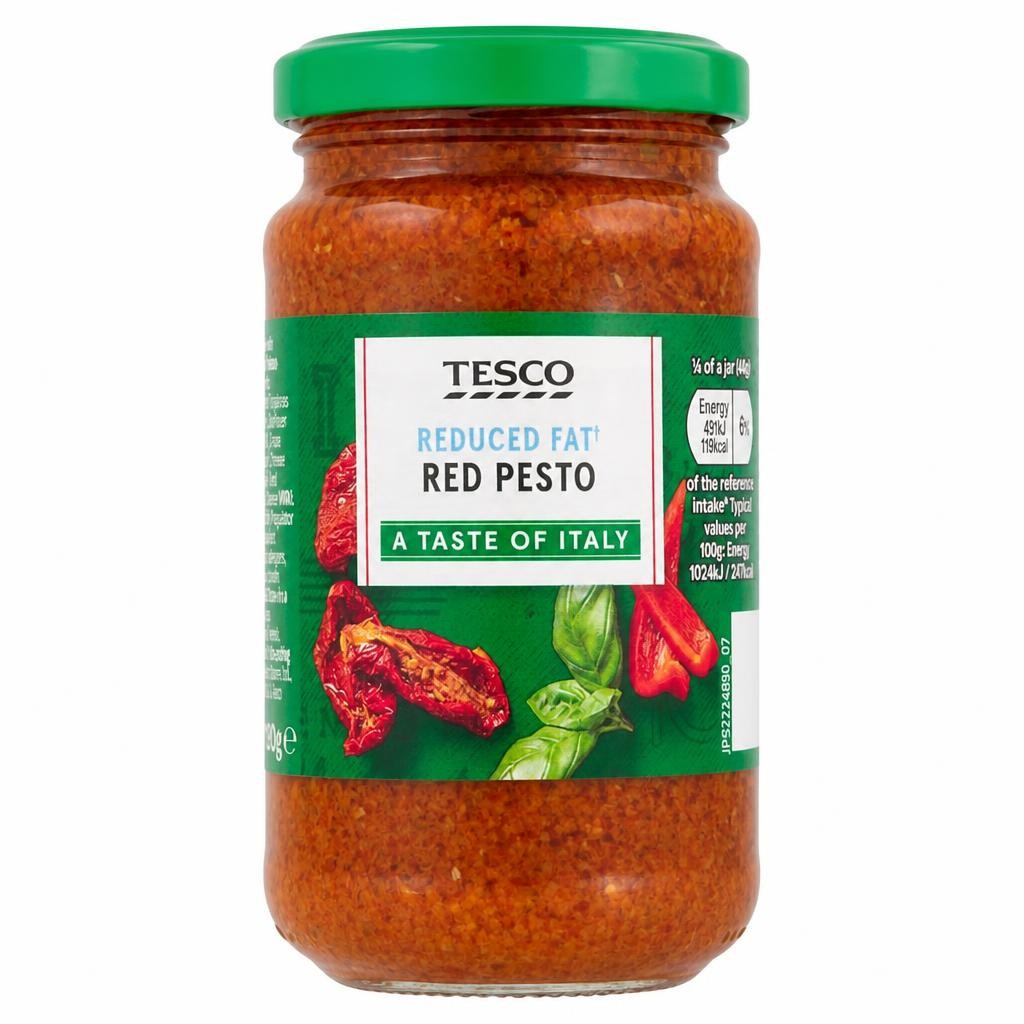 Tesco Reduced Fat Red Pesto 190G