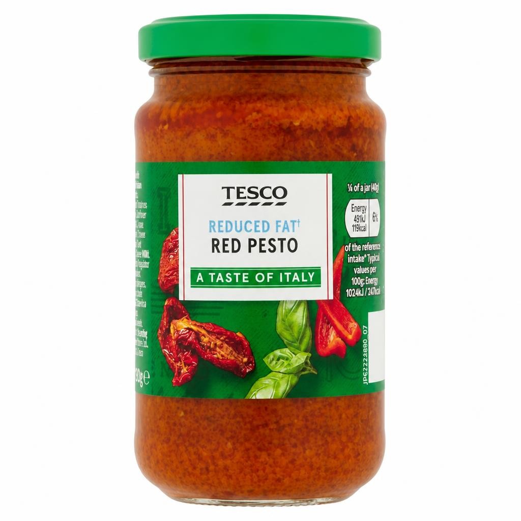 Tesco Reduced Fat Red Pesto 190G