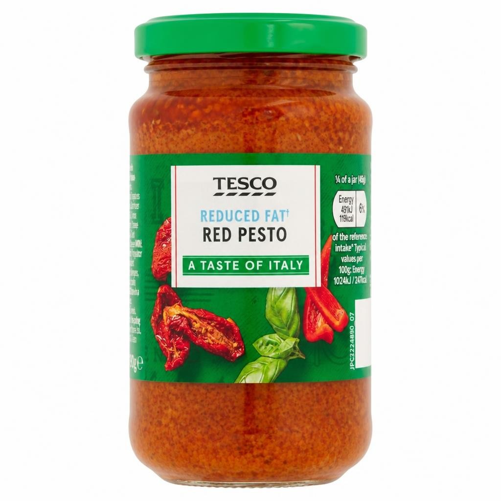Tesco Reduced Fat Red Pesto 190G