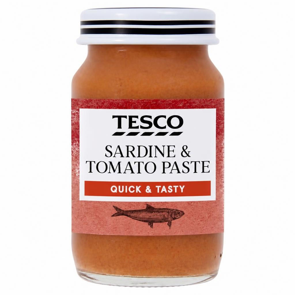Tesco Sardine & Tomato Paste 75G