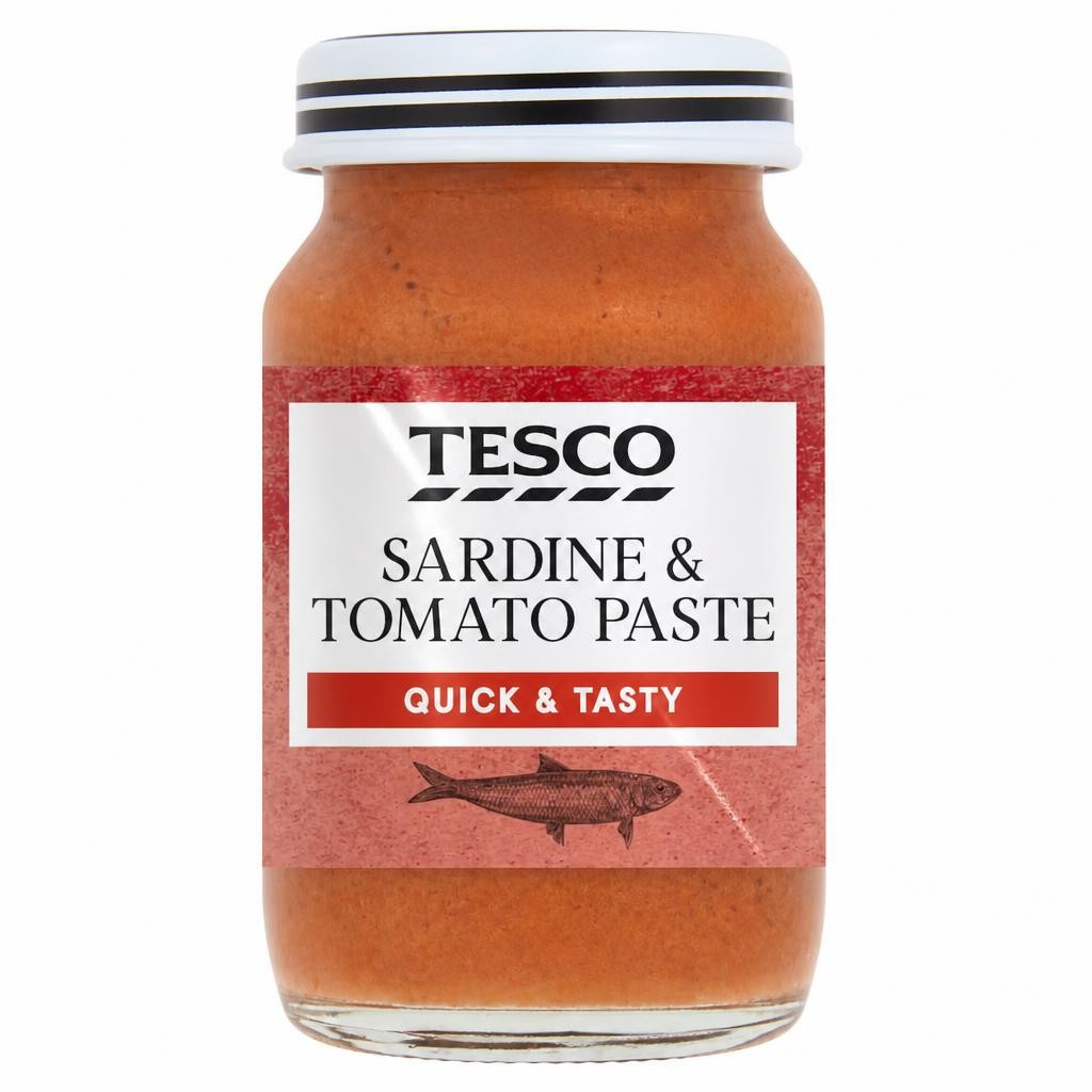 Tesco Sardine & Tomato Paste 75G