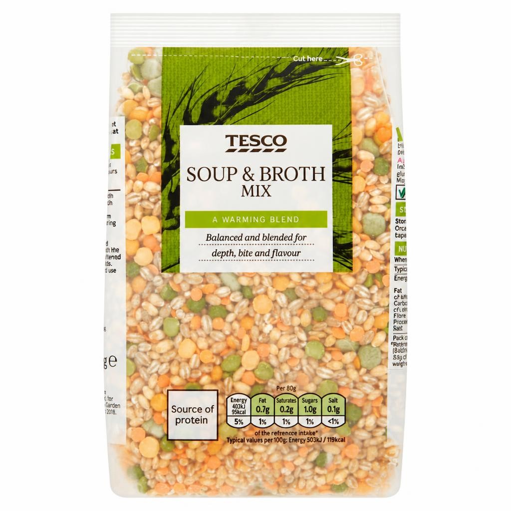 Tesco Soup & Broth Mix 500G