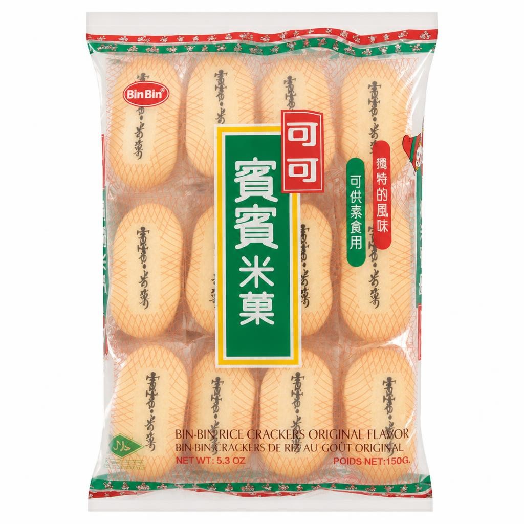 Bin Bin Original Rice Crackers 150G