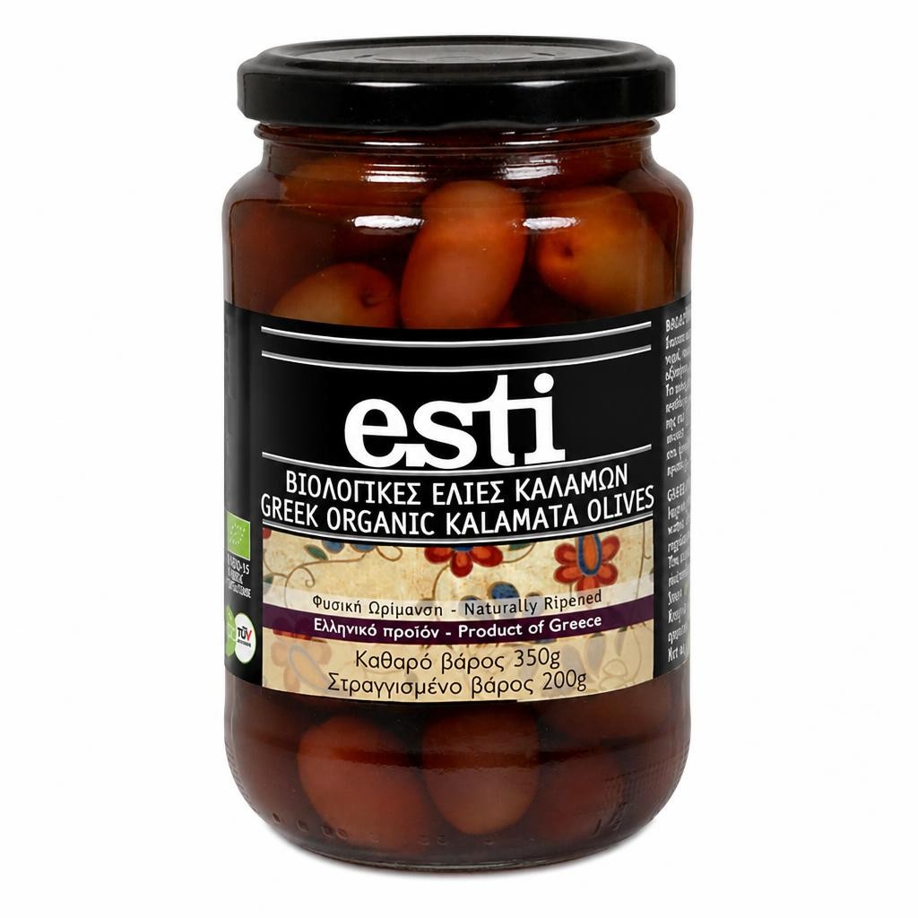 Organic Kalamata Olives 350g (Esti)