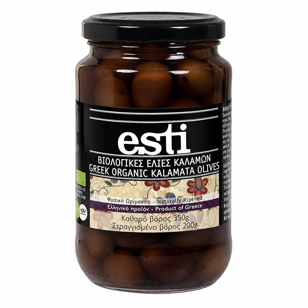 Organic Kalamata Olives 350g (Esti)