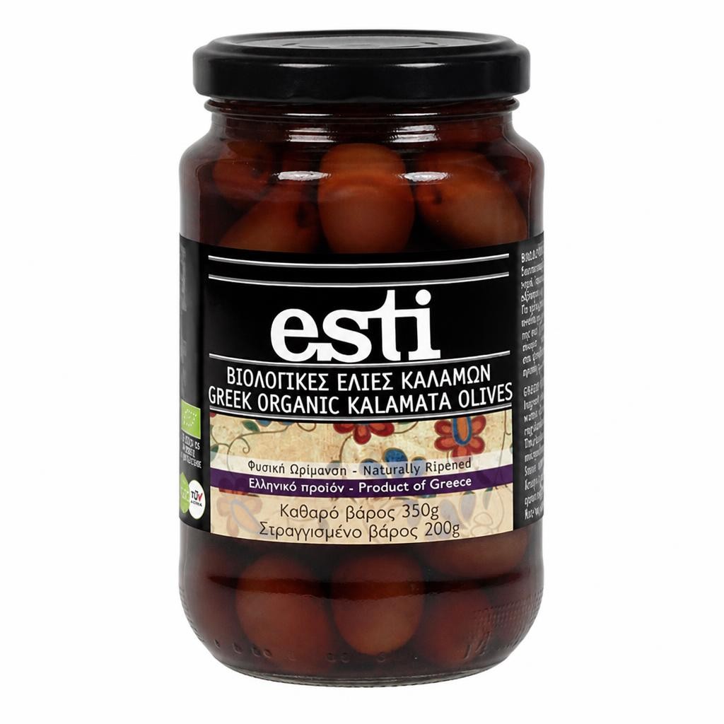 Organic Kalamata Olives 350g (Esti)