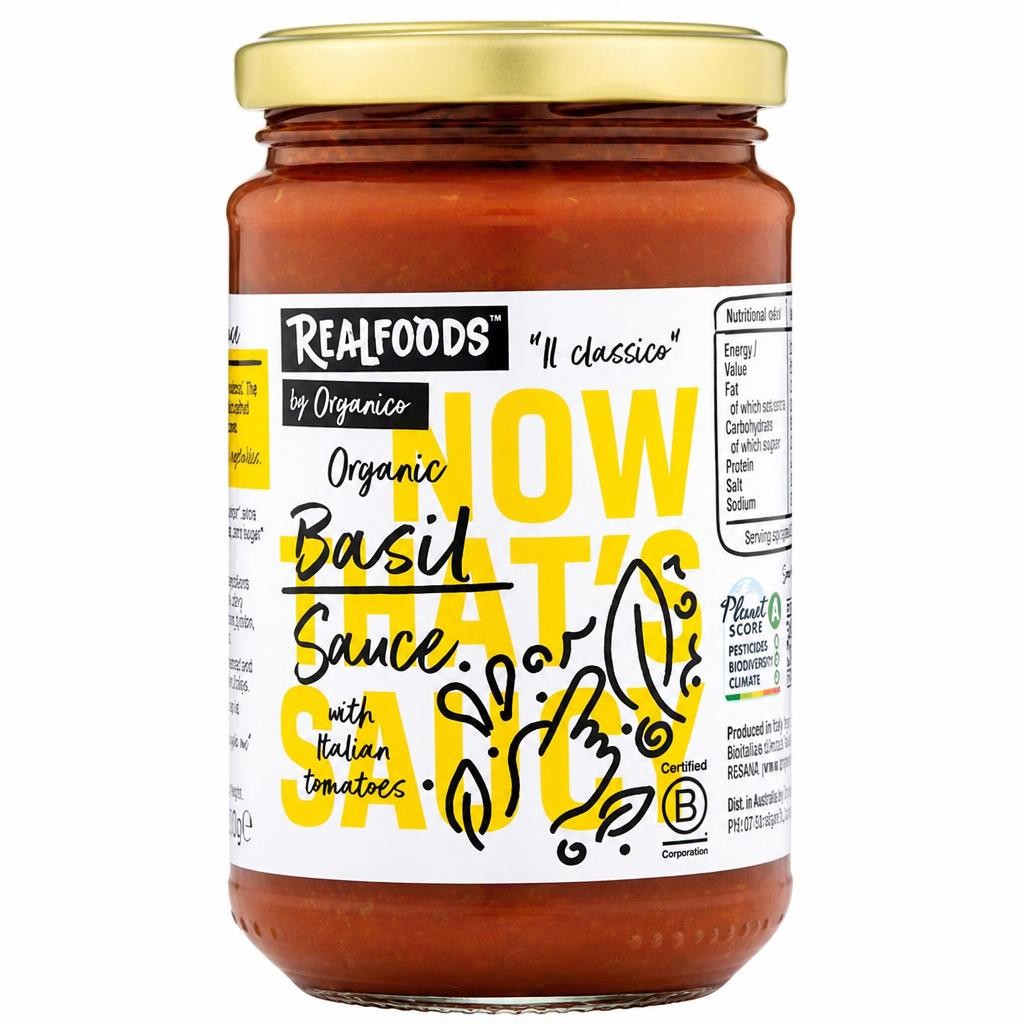 Organic Tomato and Basil Sauce 300g (Organico)