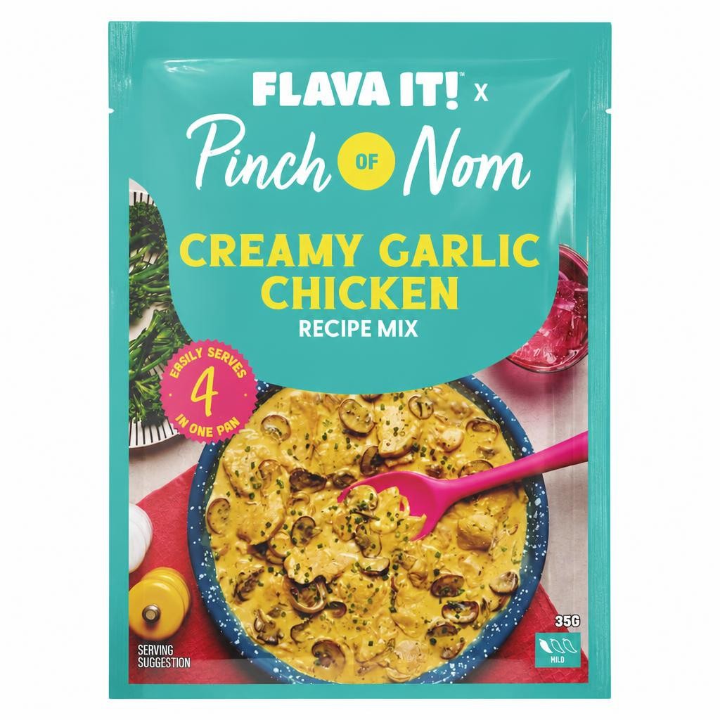 Pinch of Nom Creamy Garlic Chicken Recipe Mix 35g
