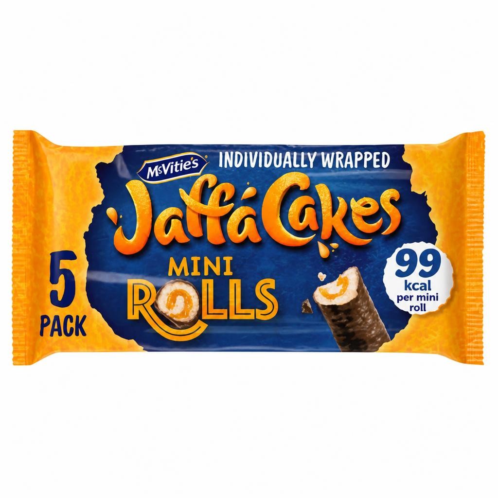 McVitie's Jaffa Cake Original Mini Rolls Multipack 5 x 26.6g, 133g