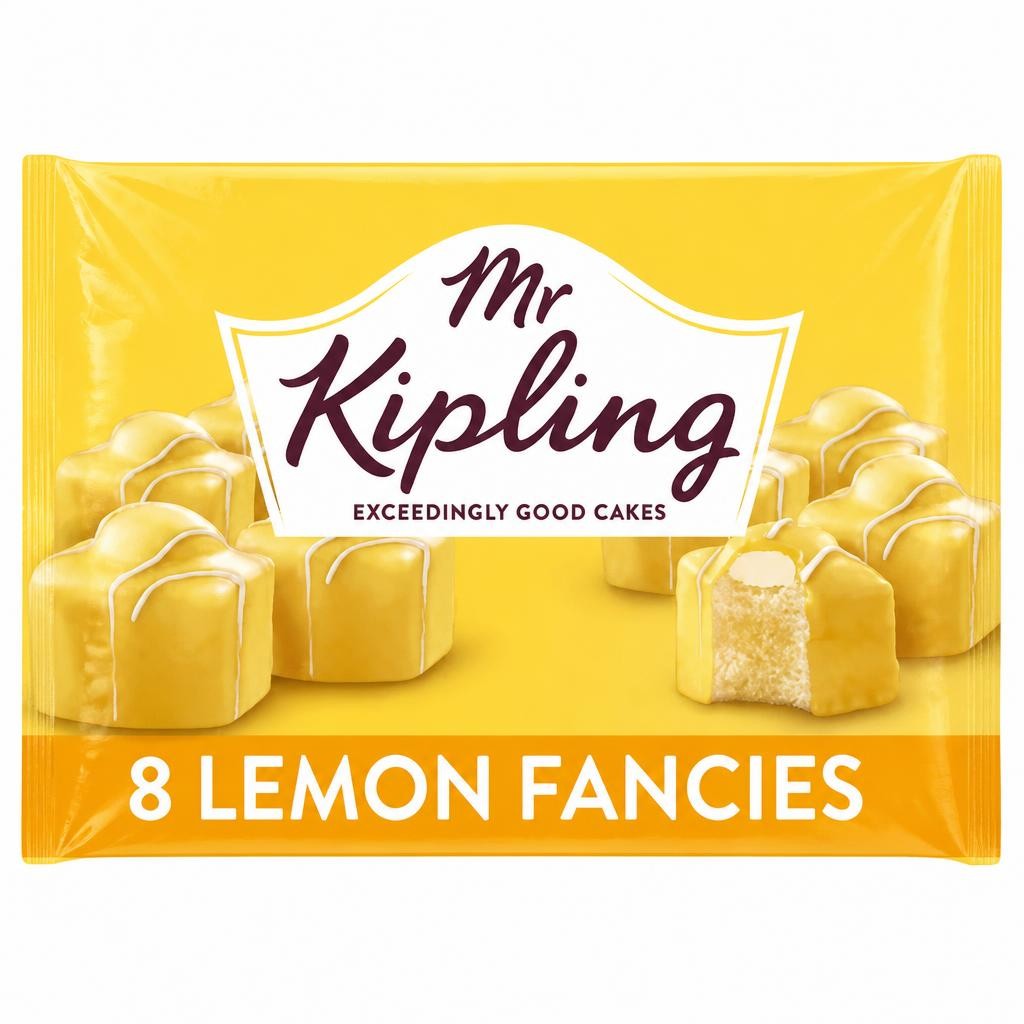Mr Kipling Mr Kipling Lemon French Fancies Cakes 8 pack