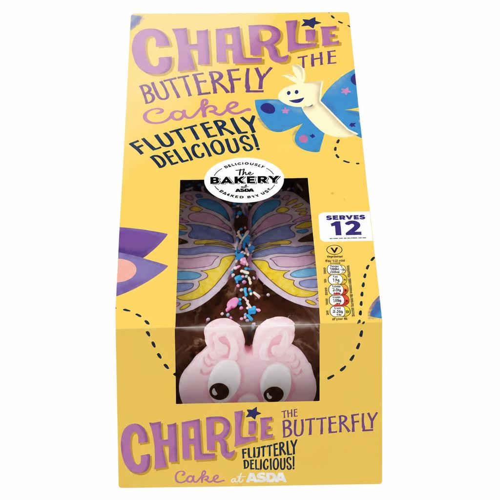The BAKERY at ASDA The Bakery Charlie the Butterfly Cake