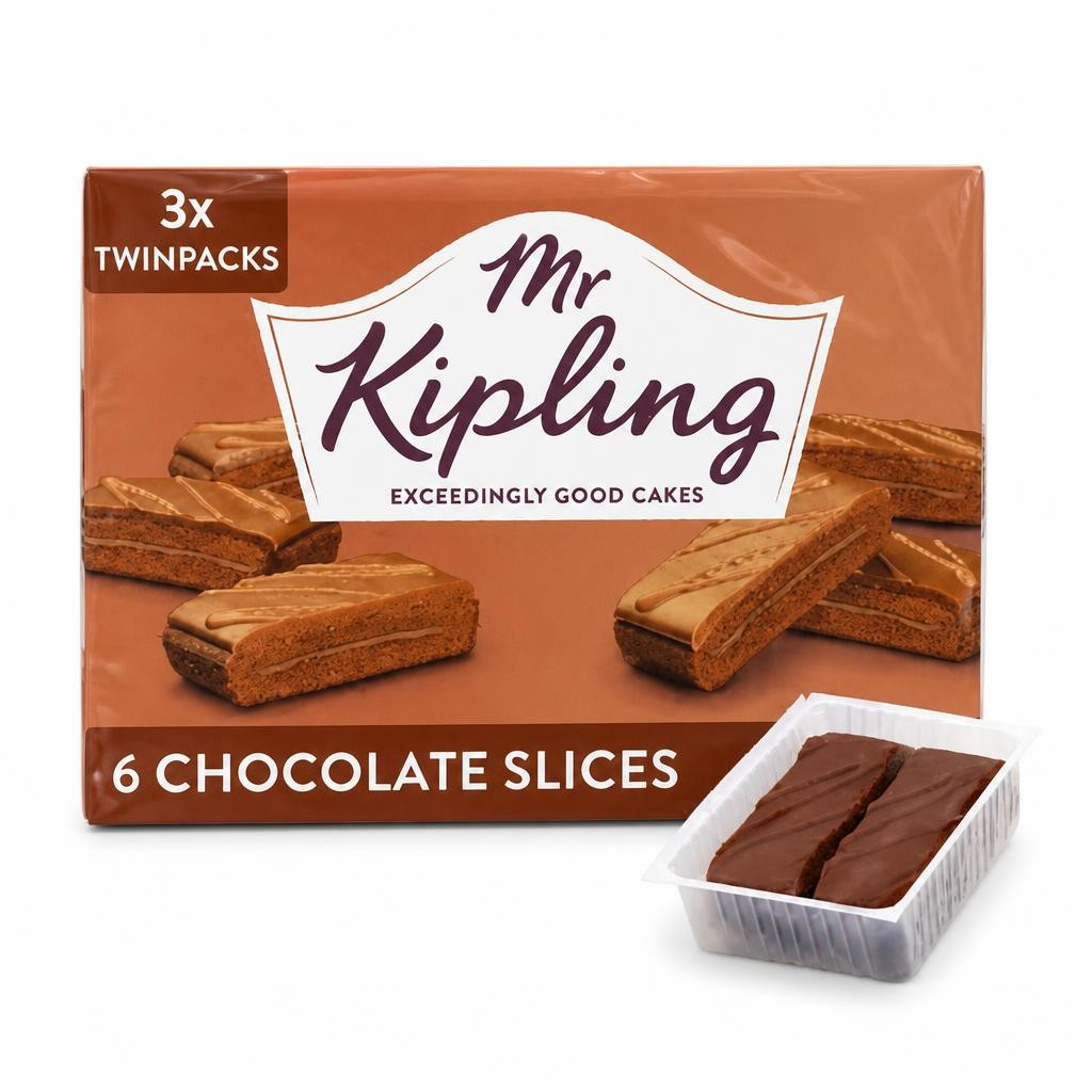 Mr Kipling Milk Chocolate Cake Slices 6 Pack