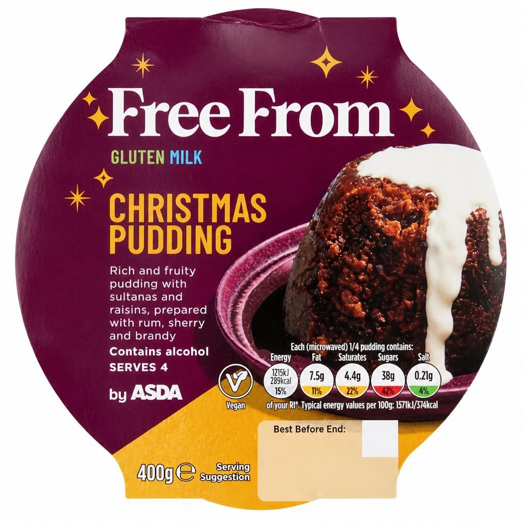 Free From by ASDA Christmas Pudding 400g