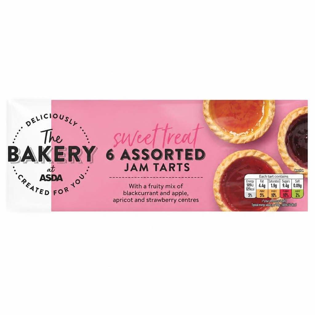 The BAKERY at ASDA 6 Assorted Jam Tarts