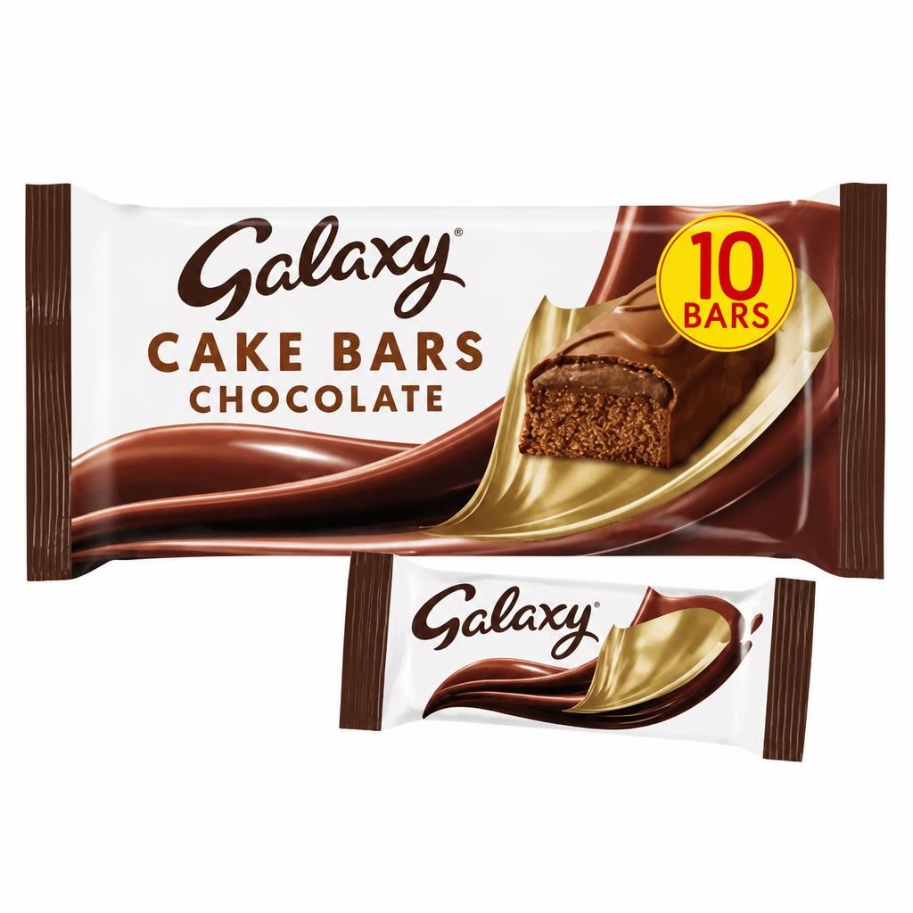 Galaxy Cake Bar Multipack 10 x 28.7g, 287g
