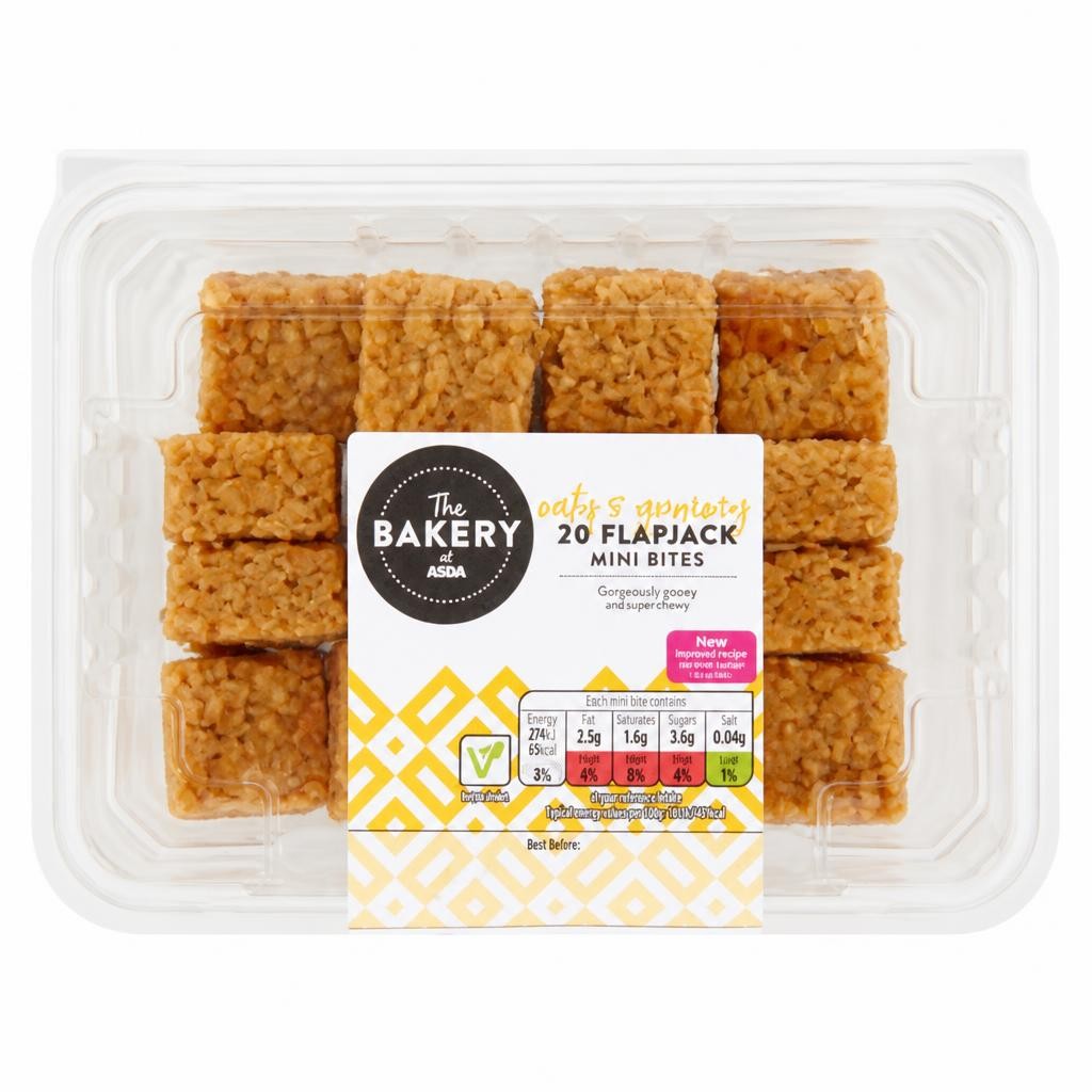 The BAKERY at ASDA 20 Flapjack Mini Bites 240g
