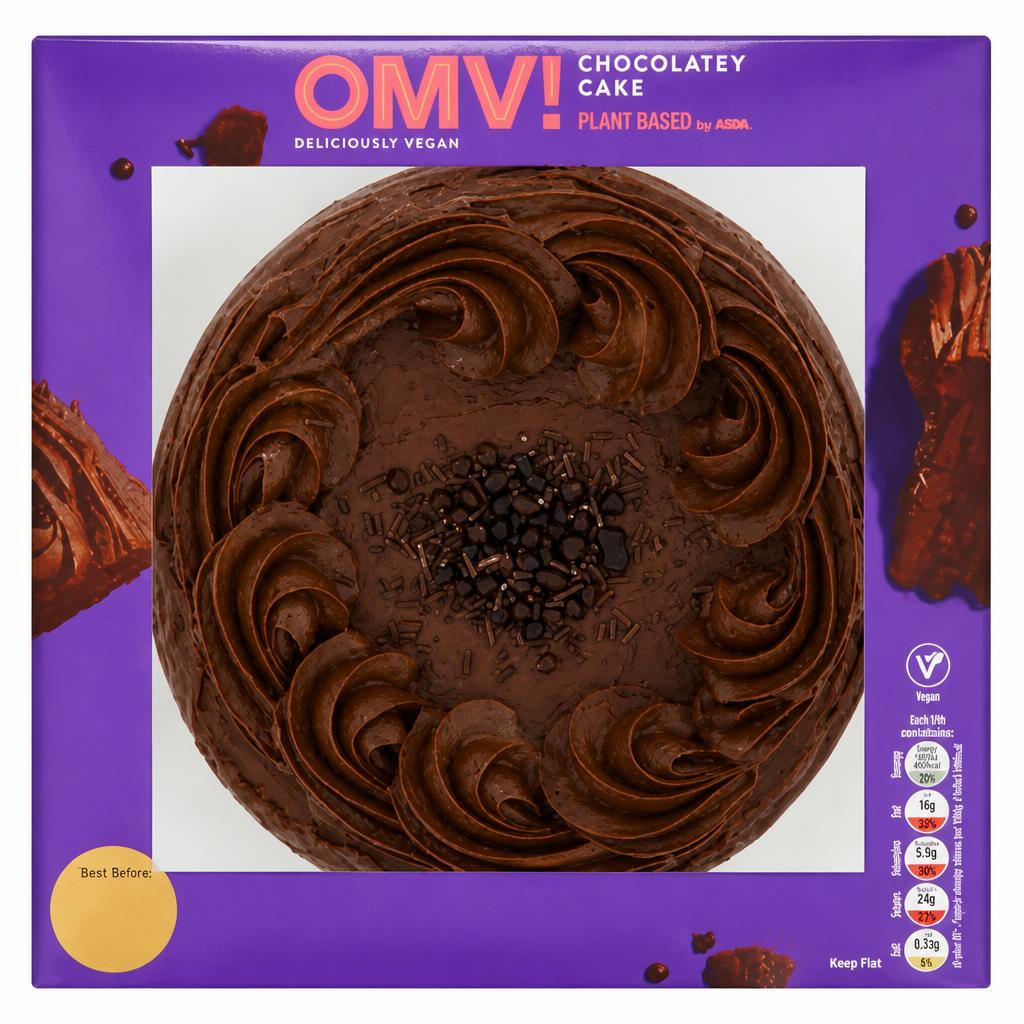 OMV! Deliciously Vegan Plant Based OMV! Chocolatey Cake