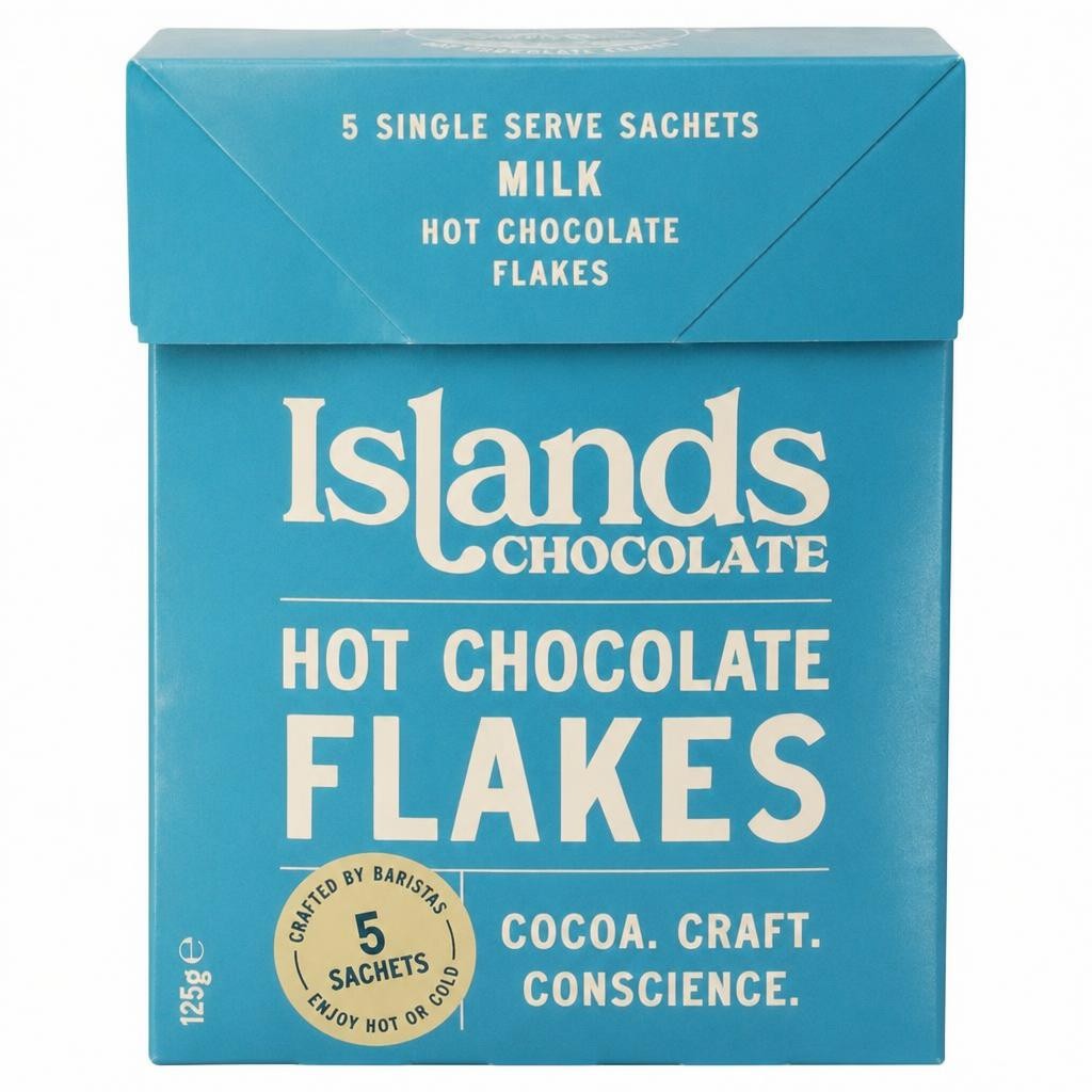 Islands Chocolate Milk Hot Chocolate Flakes 125g