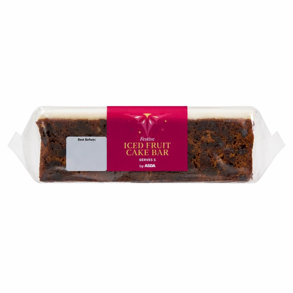 ASDA Iced Fruit Cake Bar 400g